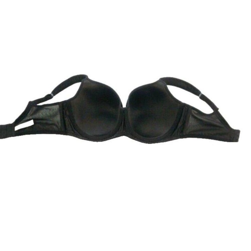 Cacique Lane Bryant Bra Smooth Balconette Underwire Plus Size 44D Black - Picture 5 of 9
